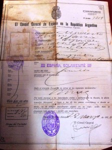 FUENTE PROPIA: Pasaporte del año 1926 para viajar a Argentina